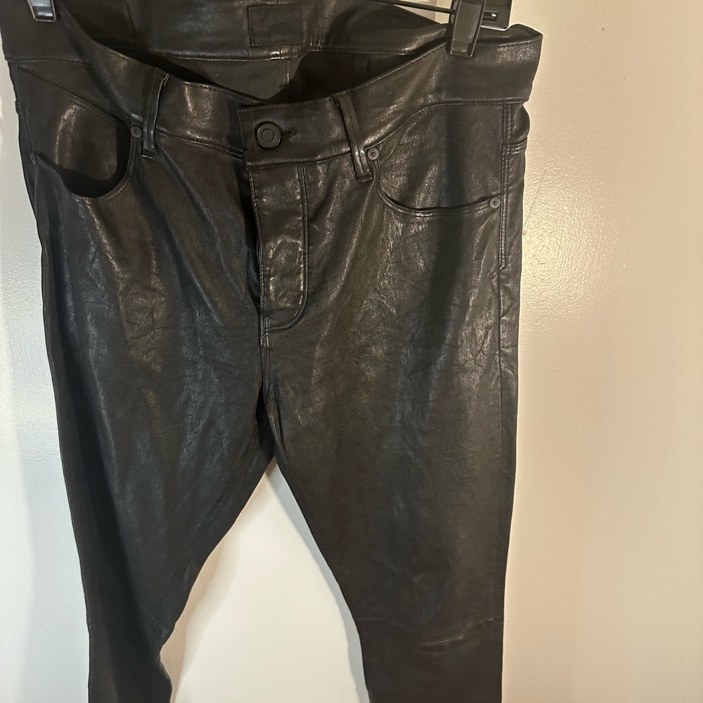Black Leather Pants